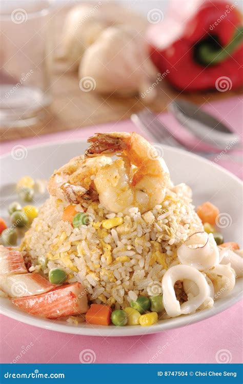 Seafood Fried Rice Stock Photo Image Of Seafood Meal