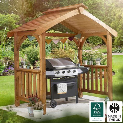 Anchor Fast 6ft 7x 4ft 1 2 X 125m Pine Wood Bbq Gril