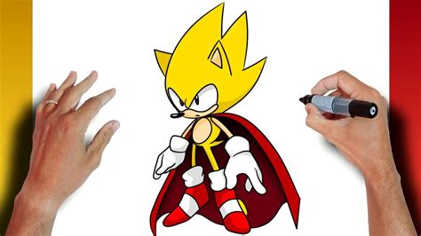 Como DESENHAR O SUPER SONIC SUPER YouTube