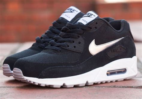 Nike Air Max 90 Essential Black Silver White Sneakers Actus