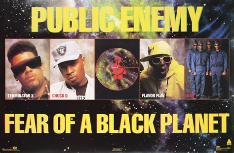 Public Enemy: Fear of a Black Planet Original 1990 U.S. Poster ...