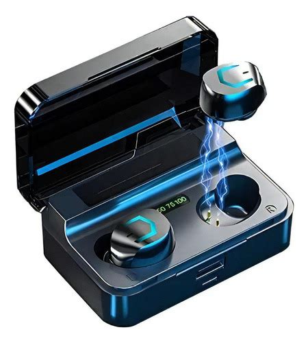 Auriculares In Ear Gamer Inal Mbricos Fan Pro F Plus Negro Con Luz