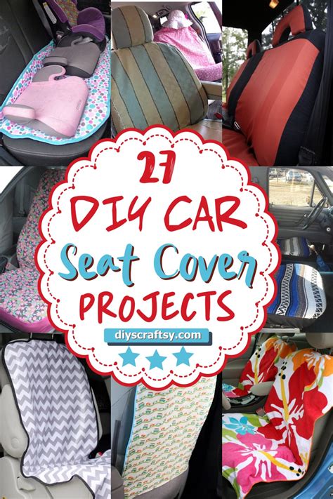 27 Diy Car Seat Cover Projects Diyscraftsy