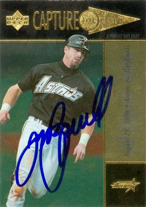 Jeff Bagwell Autographed Baseball Card Houston Astros Sc 1997 Upper