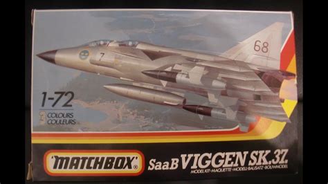 Matchbox 172 Saab Viggen Sk37 Part 1 Youtube