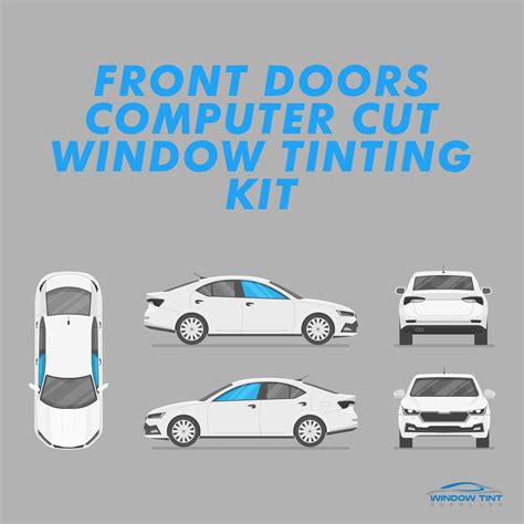 Front Doors - Computer Cut Window Tinting Kit – Window Tint Supplies