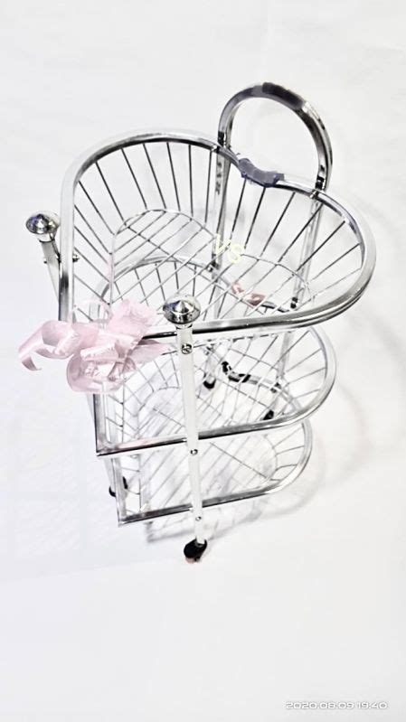 Stainless Steel Heart Shape Trolley Rack Feature Long Strength High