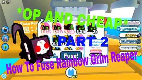 OP AND CHEAP How To Fuse Rainbow Grim Reaper Part 2 YouTube