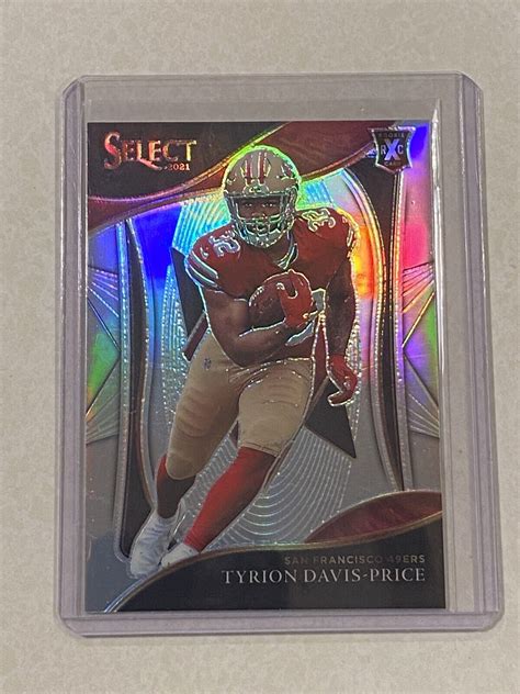 Select Tyrion Davis Price Xrc Silver Sp San Francisco Ers Ebay