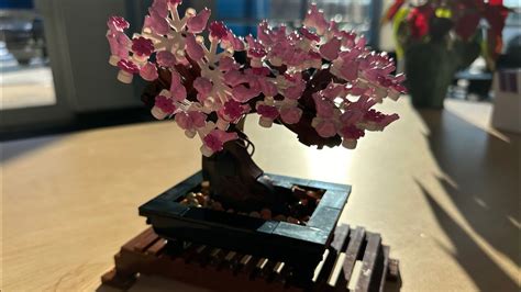 Lego Cherry Blossom Bonsai Tree Build Youtube