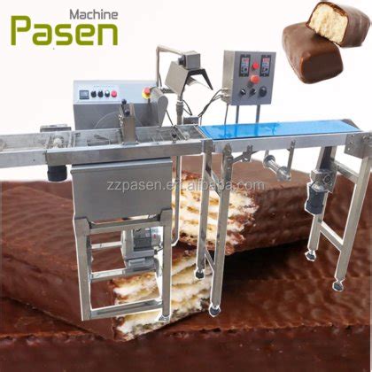 Stainless Steel Automatic Chocolate Coating Machine Chocolate Enrobing