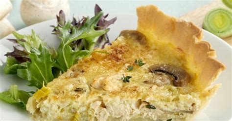 Quiche De Pollo Puerros Y Champi Ones