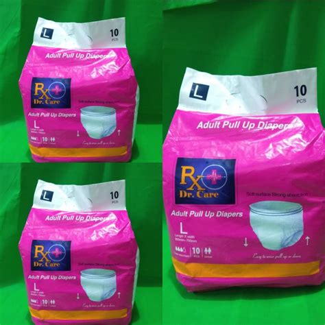 3packs Rx Dr Care Adult Diaper Pull Ups Large 10pcs Per Pack Lazada Ph