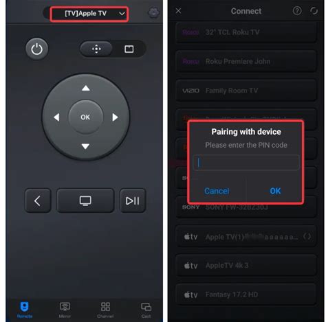 how to connect apple remote to apple tv