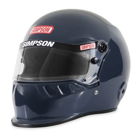 Simpson Racing 7950007 Simpson Racing SD1 Helmet - XS - GRAY