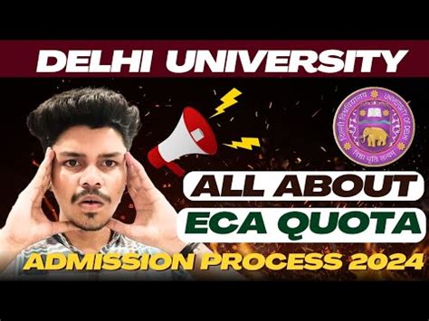 Delhi University Eca Quota Admission Process All About Eca