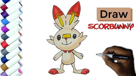 Drawing Scorbunny How To Draw Scorbunny From Pokemon YouTube