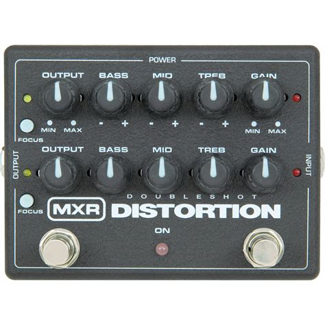 Mxr M 151 Doubleshot Distortion Pedal Musicians Friend