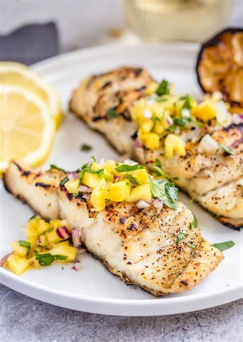 Grilled Halibut With Mango Salsa Artofit