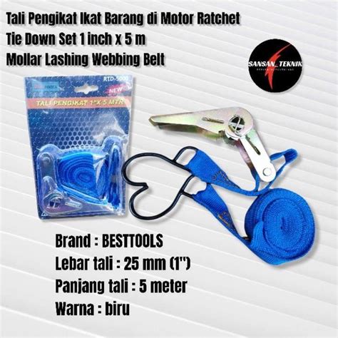 Jual Produk Tali Pengikat Ikat Barang Di Motor Ratchet Tie Down Set