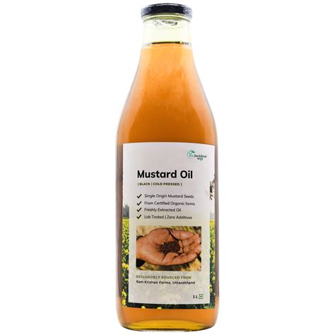 Wood Pressed Black Mustard Oil L Swadesi Way