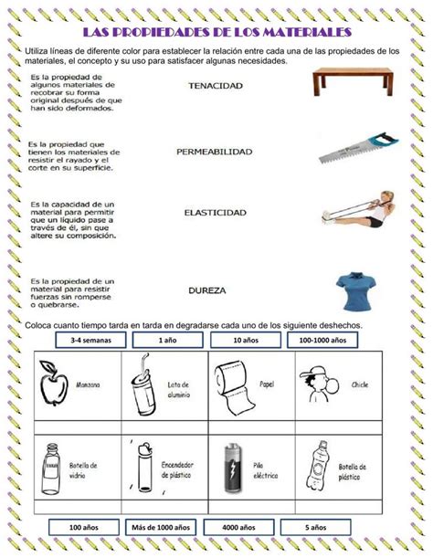 Actividad De Propiedades De Los Materiales En Pdf Online Materiales Y