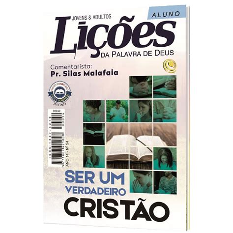 Revista Lições Da Palavra de Deus Nº 54 Jovens e Adultos Aluno em