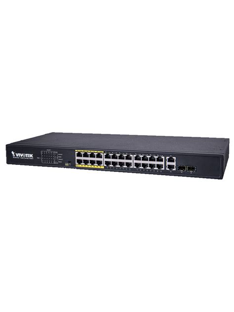 VIVOTEK AWFGT260D380 SWITCH POE 24 PUERTOS FE 2 X GE COMBO NO