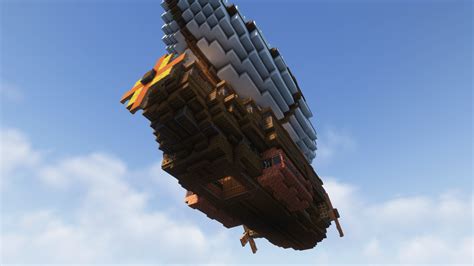 I built this airship : r/Minecraft