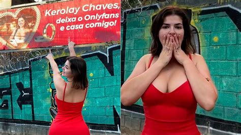 Cenapop Kerolay Chaves Modelo Do Onlyfans Pedida Em Casamento