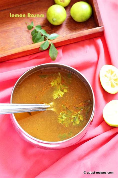 Lemon Rasam Recipe Udupi Recipes