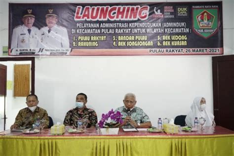 Bupati Asahan Launching Pelayanan Adminduk Oke Medan