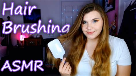 Asmr Relaxing Hair Brushing At 92 Sensitivity Youtube