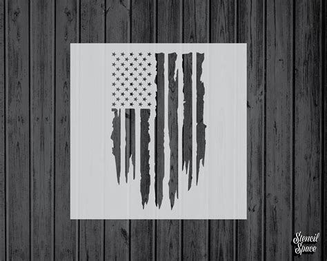 American Flag Stencil Mylar Assorted Sizes Craft Stencils For Etsy