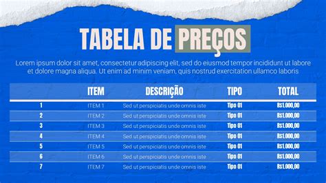 Tabela De Pre Os De Empadas Braincp