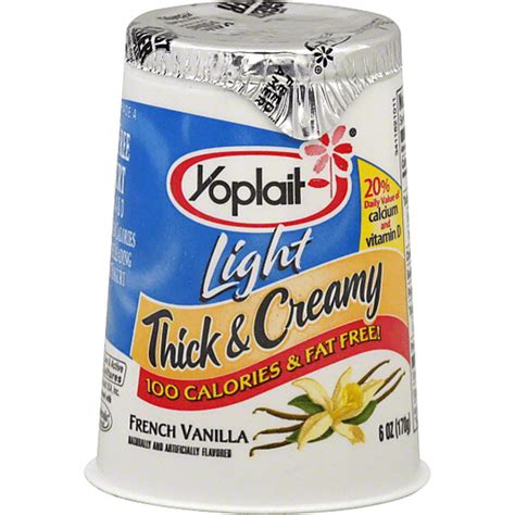 Yoplait Light Thick And Creamy Yogurt Nonfat French Vanilla Yogurt Riesbeck