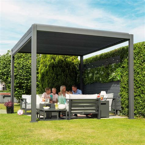 Nova Titan Aluminium Pergola M Square Kobo Living