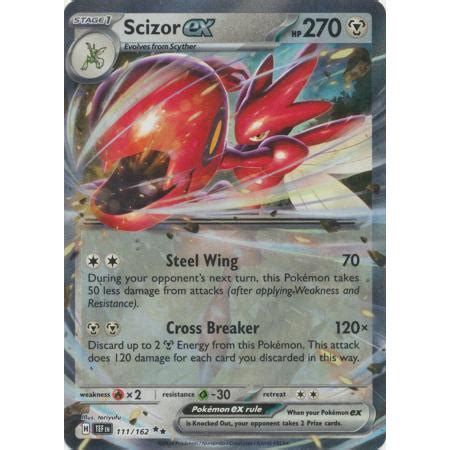 Scizor Ex 111 162 Ultra Rare Scarlet Violet Temporal Forces