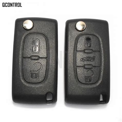 QCONTROL Car Remote Key Case For PEUGEOT 107 108 207 208 307 308 408