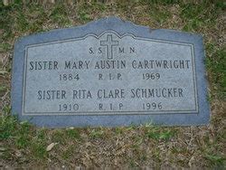 Sr Mary Austin Cartwright 1884 1969 Mémorial Find a Grave