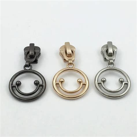 5pcs metal slider for diy metal/resin/nylon zipper repair coat bags ...