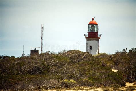 Lighthouse on Robben Island, Cape Town, South Africa Stock Image ...