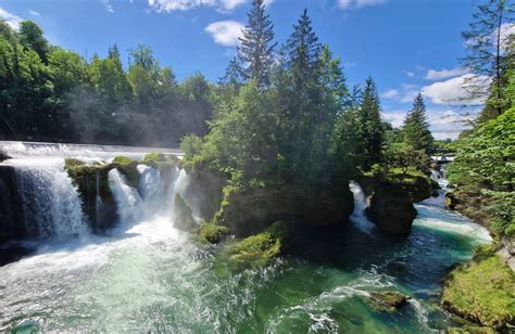 Der Traunfall Oberösterreich Johann Landlinger Flickr