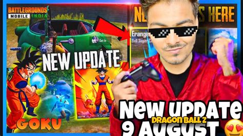 NEW DRAGON BALL Z MODE UPDATE ON 9 AUGUST BGMI LIVE LET S GO W