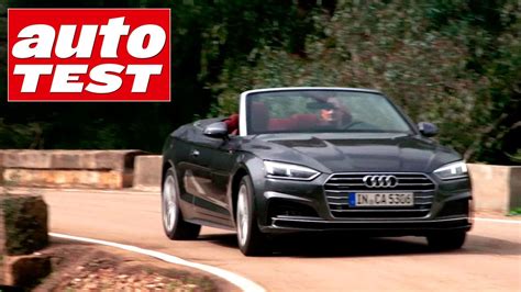 2017 Audi A5 B9 Cabrio 20 Tdi Fahrbericht Youtube