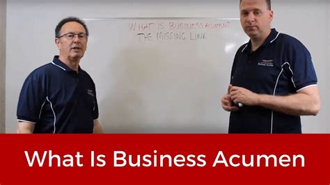 1 What Is Business Acumen YouTube