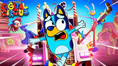 BLUEY AND BINGO ESCAPE FROM THE AMAZING DIGITAL CIRCUS In ROBLOX