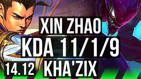 Xin Zhao Vs Kha Zix Jgl Winrate Legendary Euw