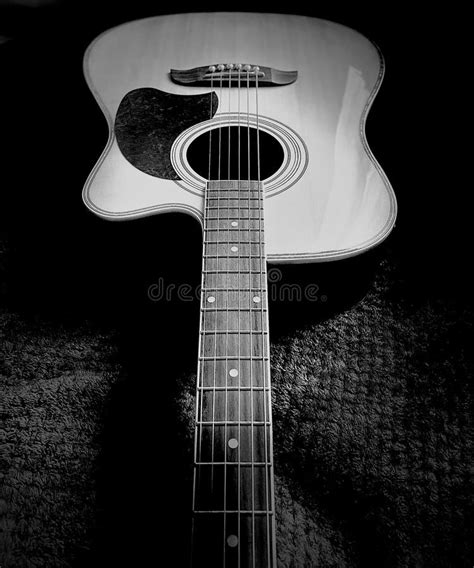 Guitar Black and White Photography Stock Image - Image of guitar, instruments: 183781907