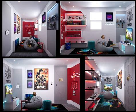 Entry #62 by Morne76 for Modern Small Gaming Room Design | Freelancer